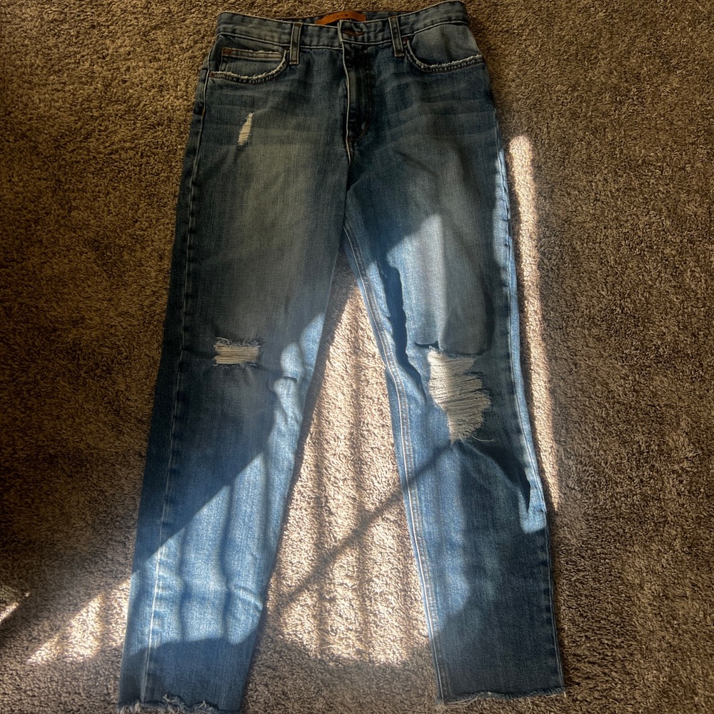 Joe's Jeans - Women’s high  27” waist Distressed Denim.